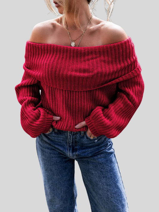 Valencia Off-Shoulder Sweater